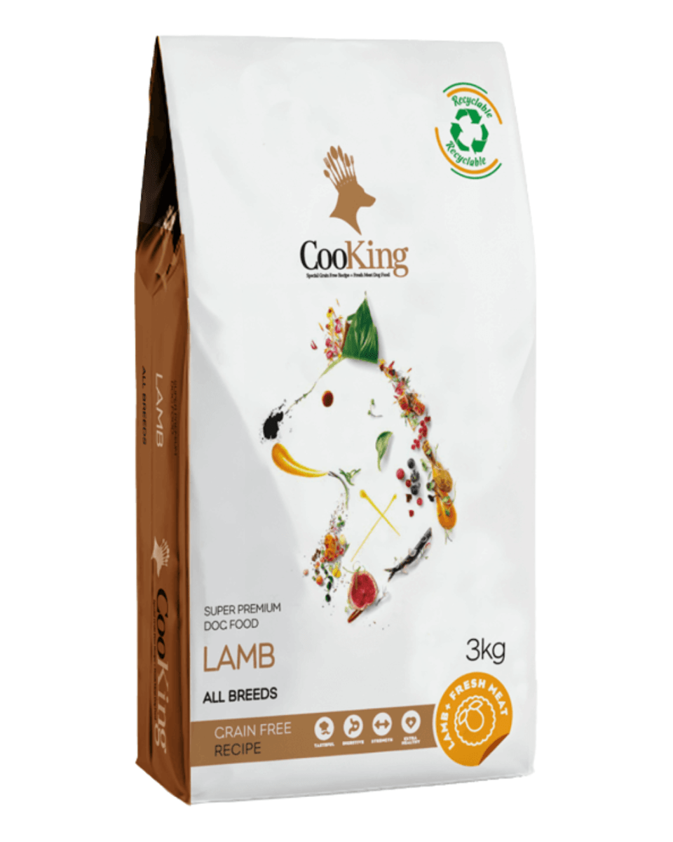 Cooking Dog Food Adult All Breeds Lamb Grain Free 3kg1