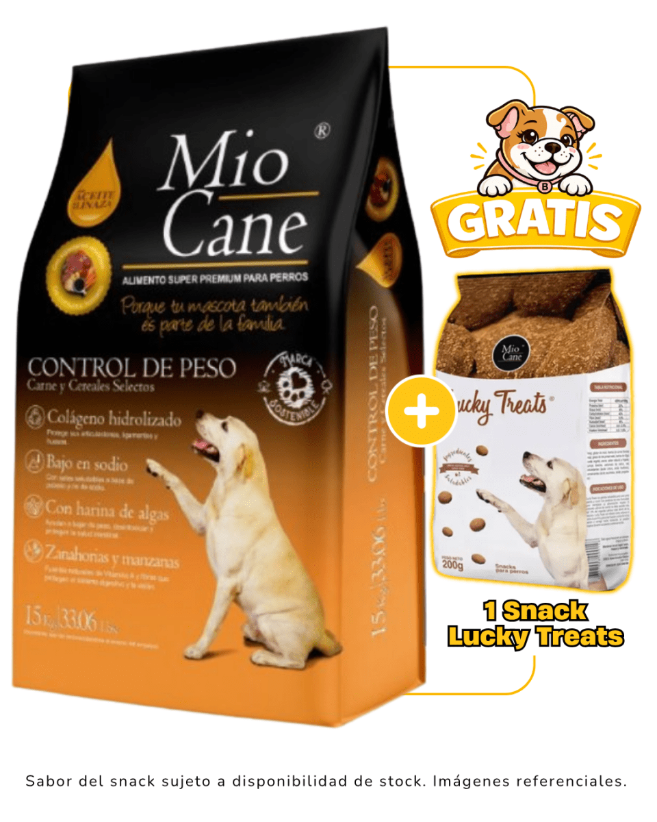 Mio Cane Super Premium Adulto Control de Peso 15kg1