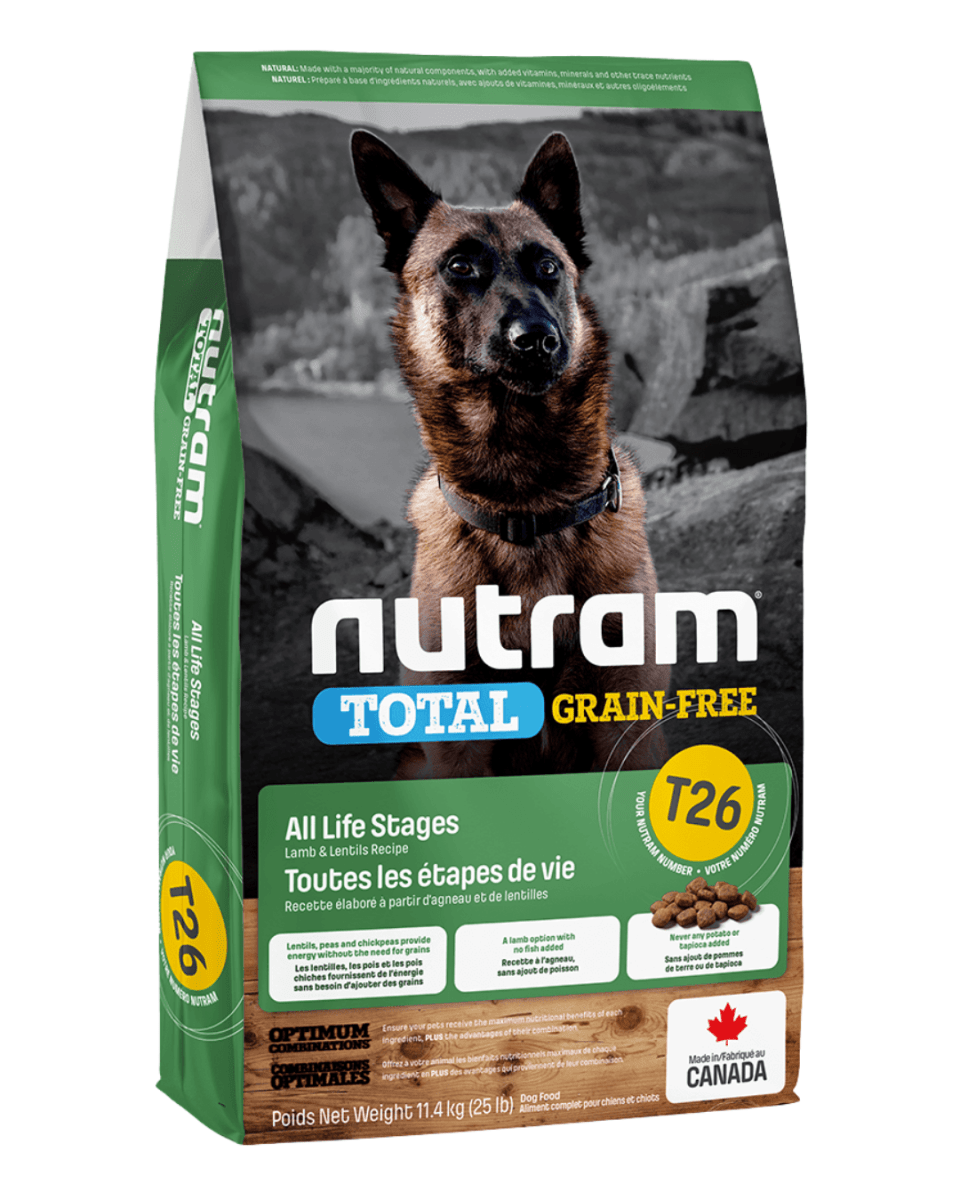 T26 NUTRAM TOTAL GRAIN FREE - ALLERGY LAMB DOG 11.4kg1