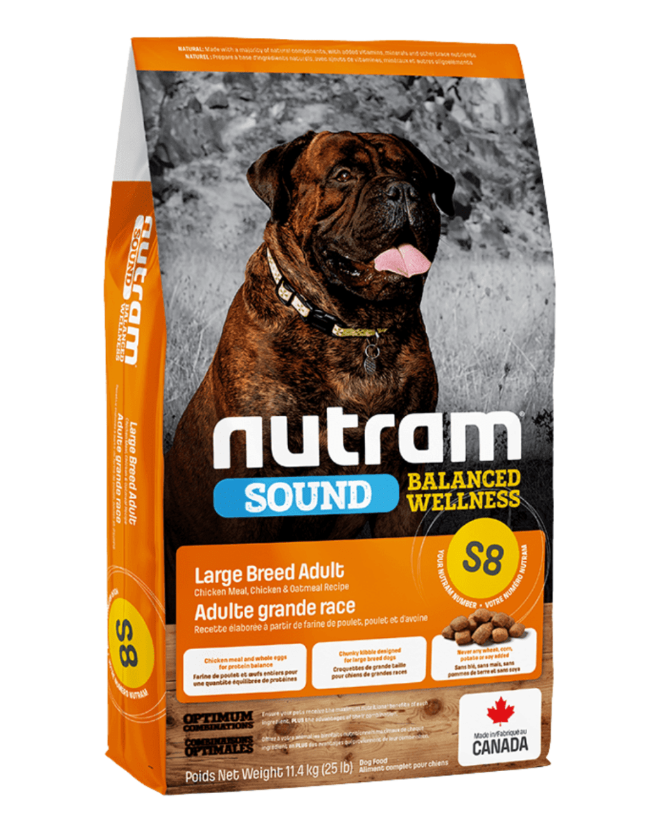 S8 NUTRAM SOUND LARGE BREED ADULT DOG 11.4kg1
