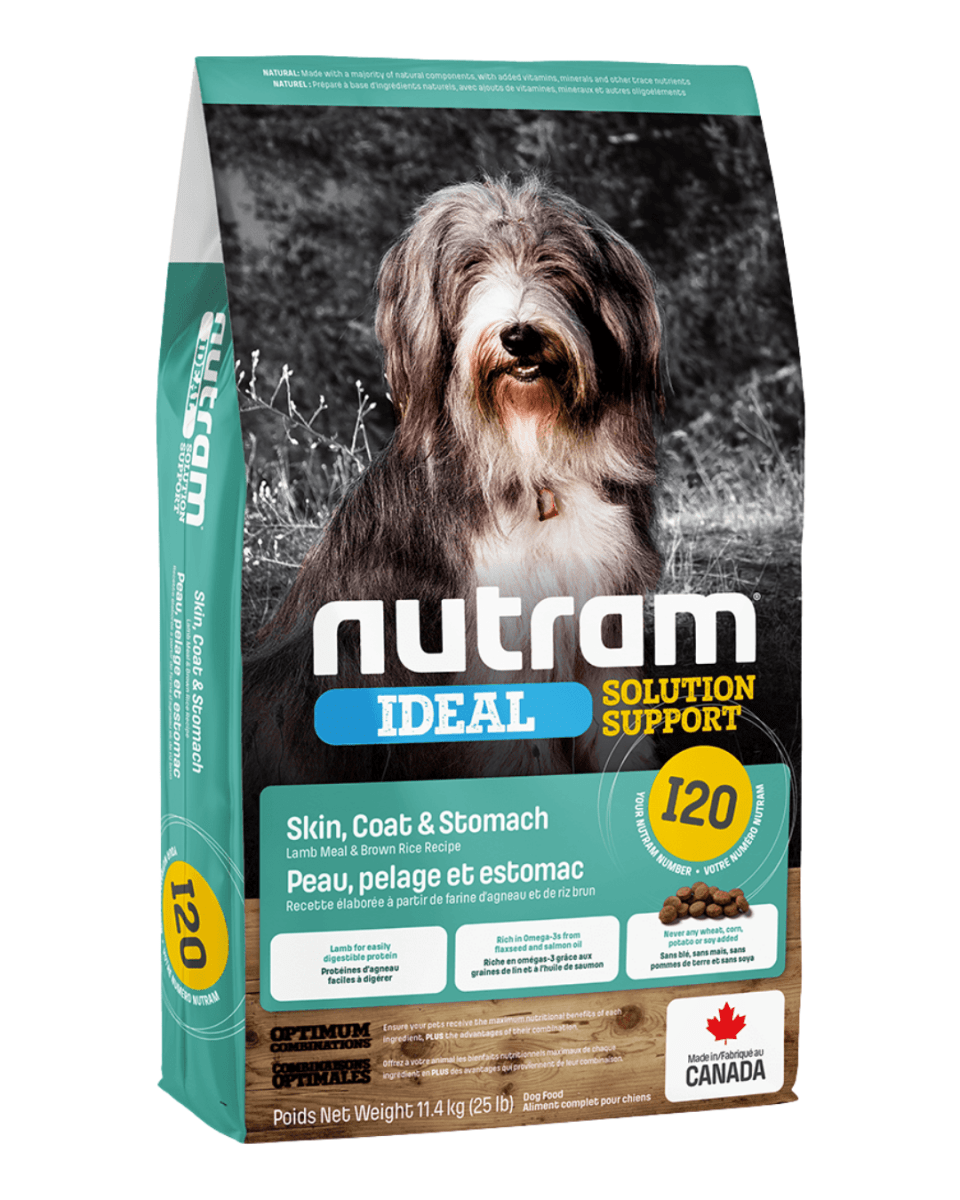 I20 NUTRAM IDEAL SENSITIVE SKIN COAT & STOMATCH DOG 11.4kg1