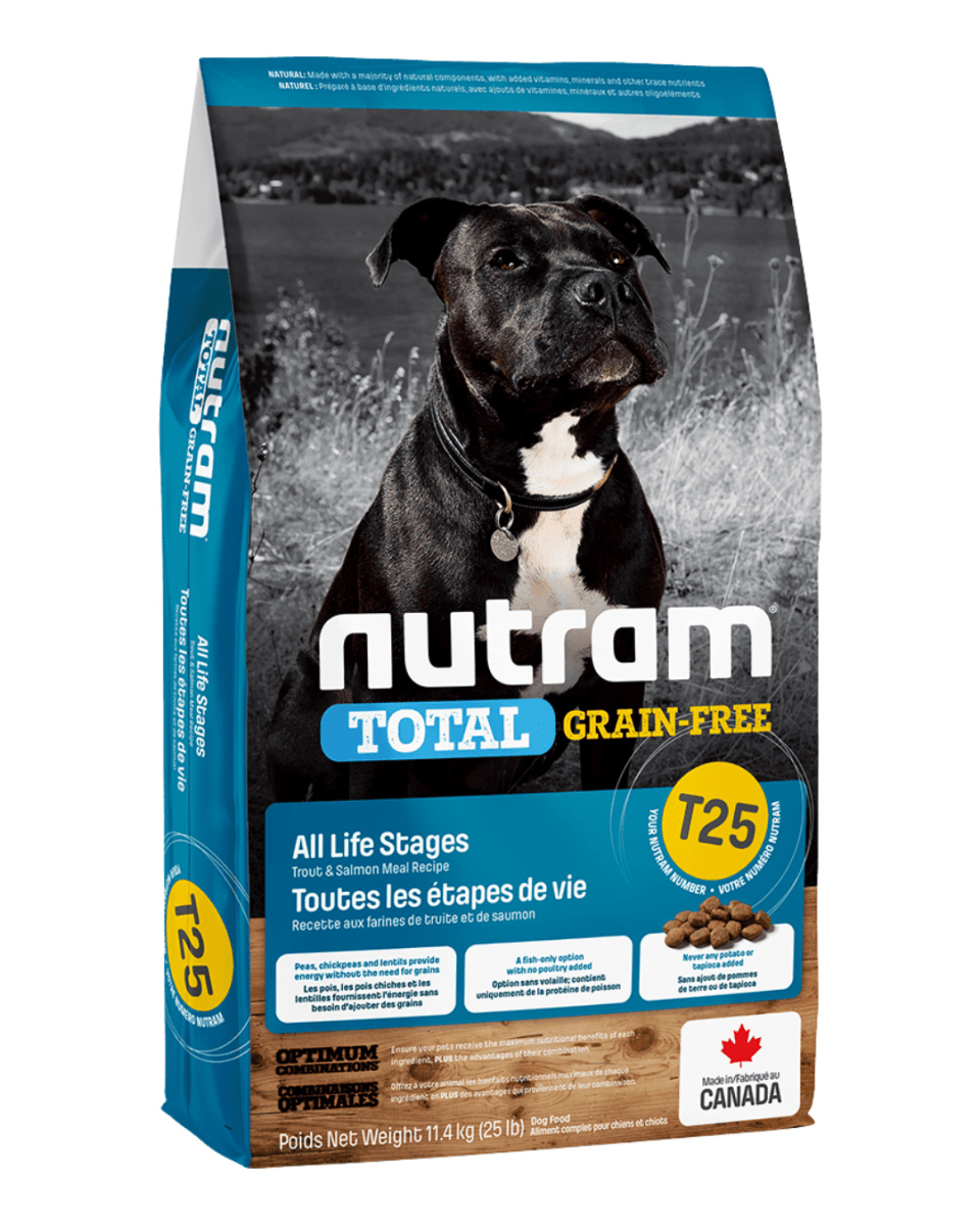T25 NUTRAM TOTAL GRAIN FREE - SALMÓN & TROUT DOG 11.4kg1