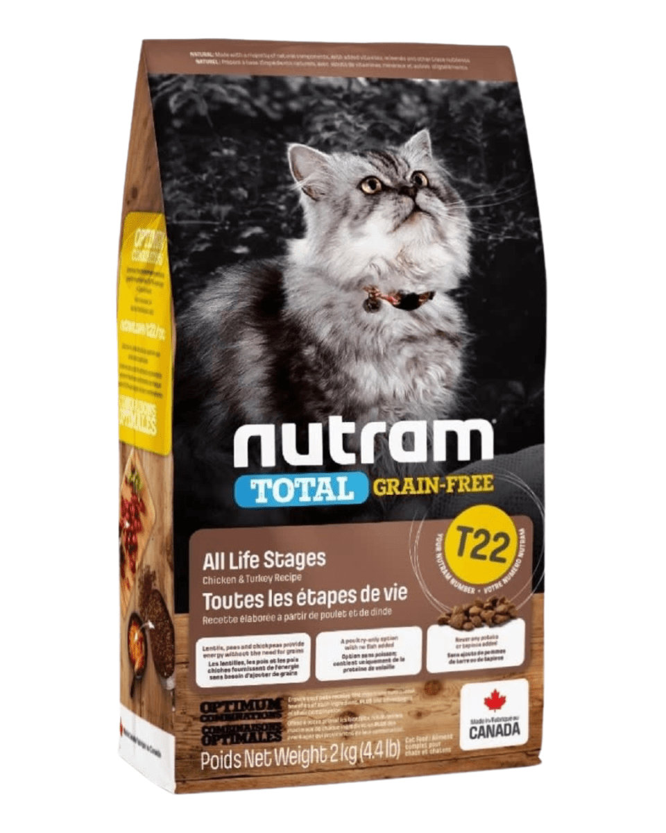 T22 Nutram Total Grain - Free Turkey, Chicken Cat 2kg1