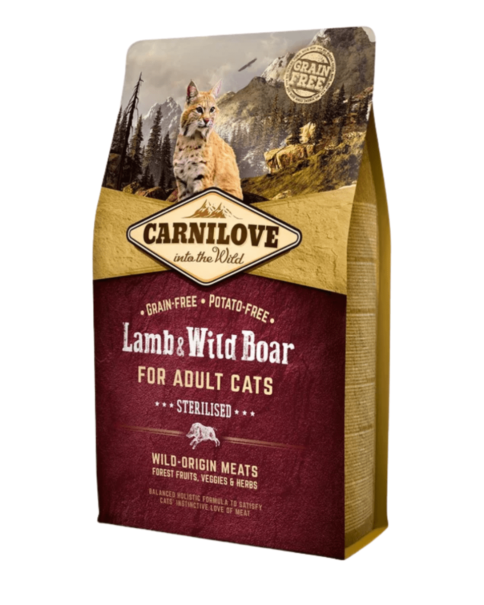 Carnilove Cat Grain Free Lamb & Wild Boar - Adult Sterilised 2kg1