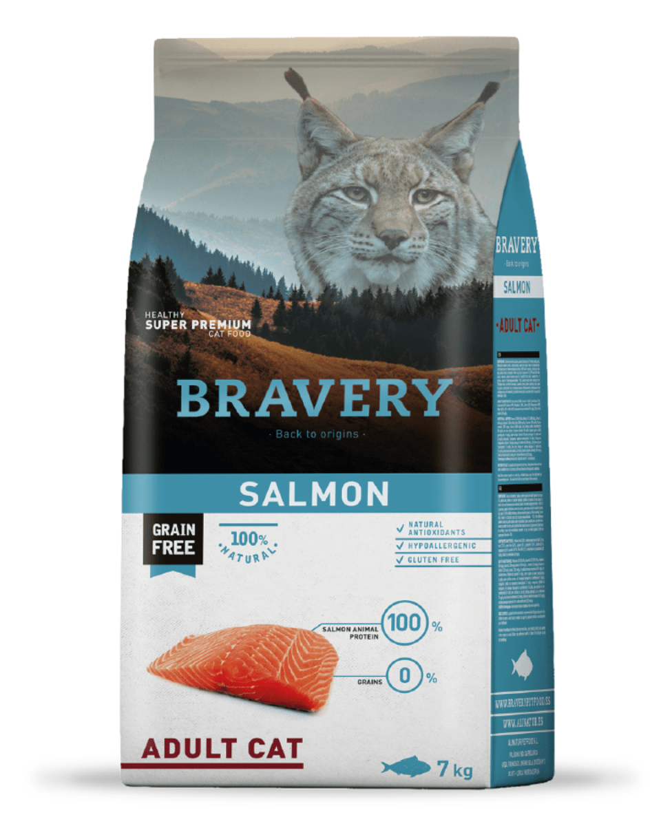 BRAVERY SALMON ADULT CAT 7kg1
