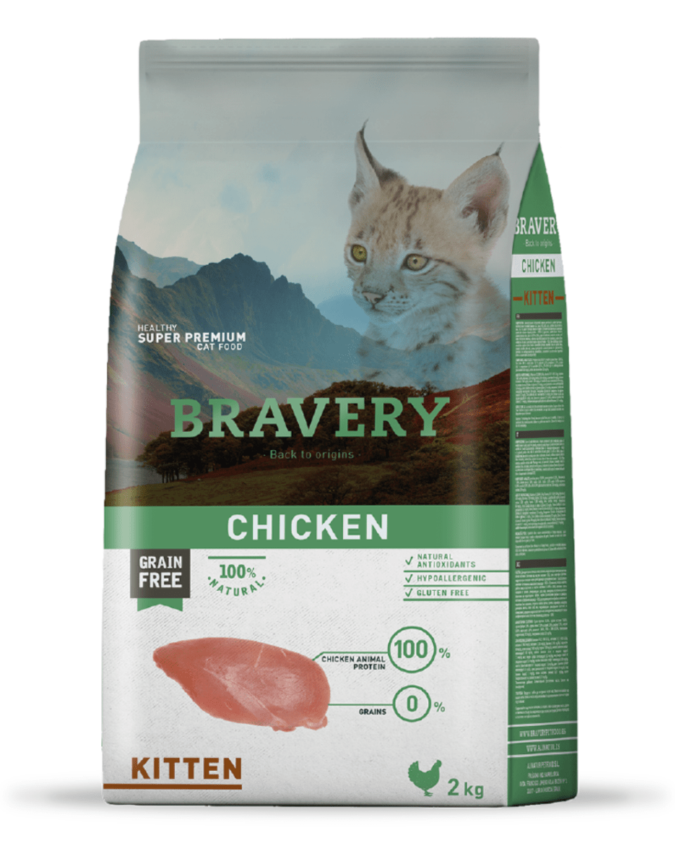 BRAVERY CHICKEN KITTEN 2kg1