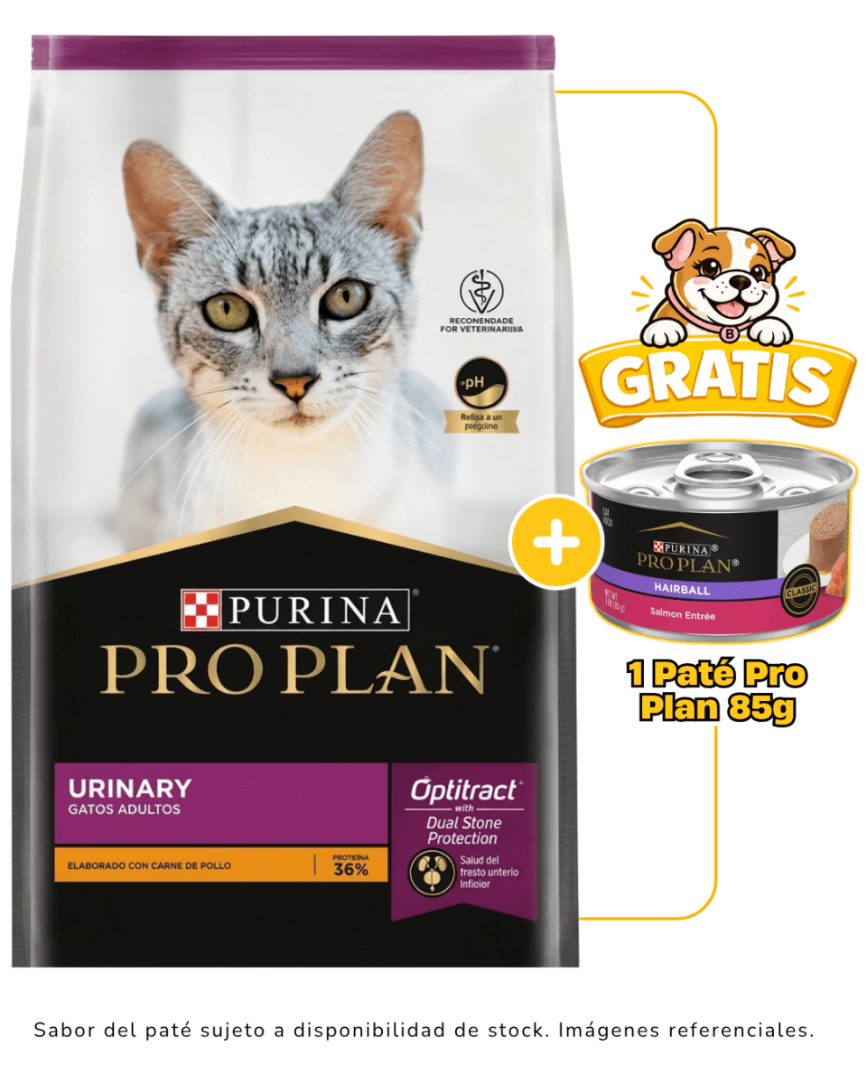 Pro Plan CAT Urinary 7.5kg +  1 paté Pro Plan 85g gratis1