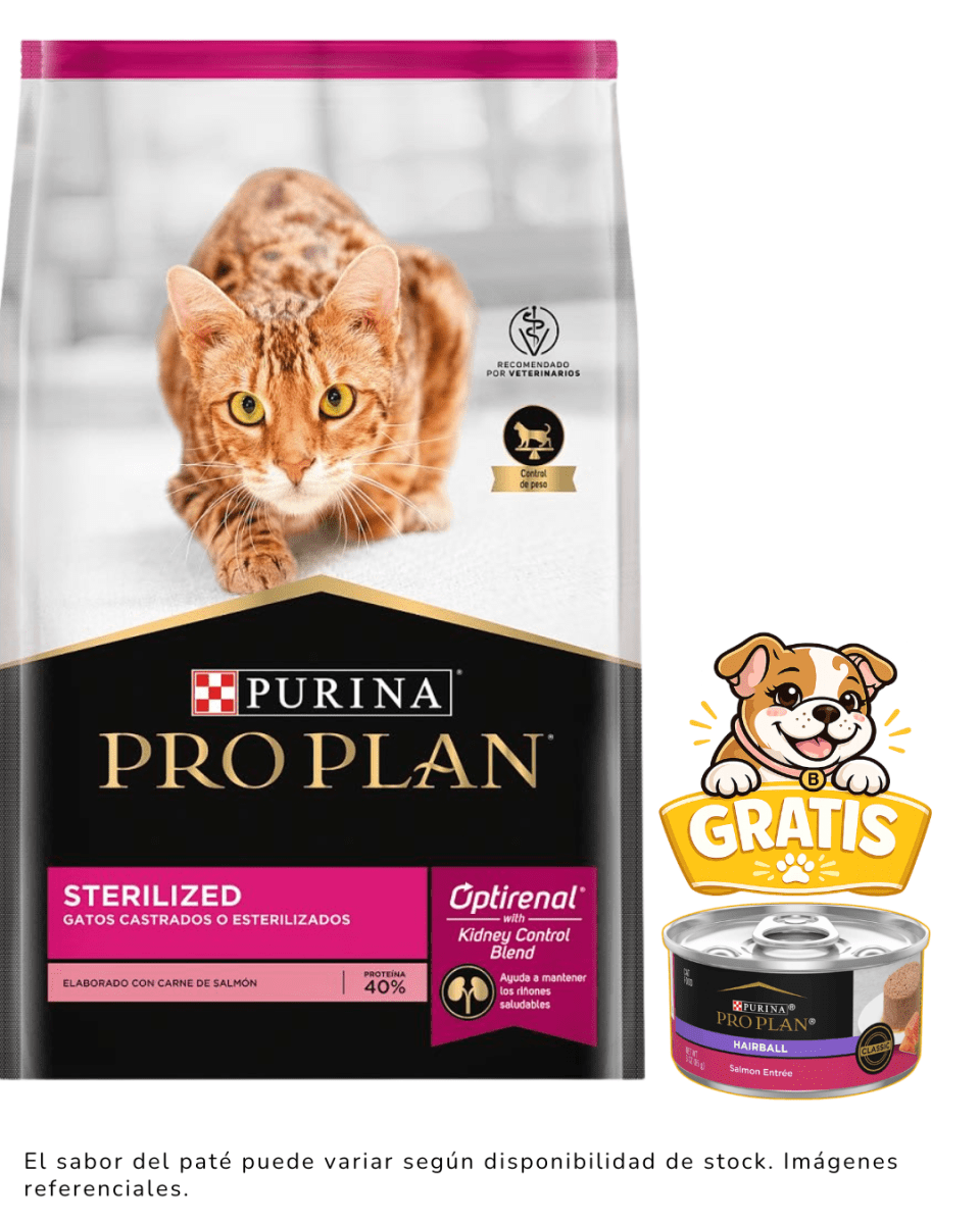 Pro Plan Cat Sterilized 7.5kg + 1 paté gratis1