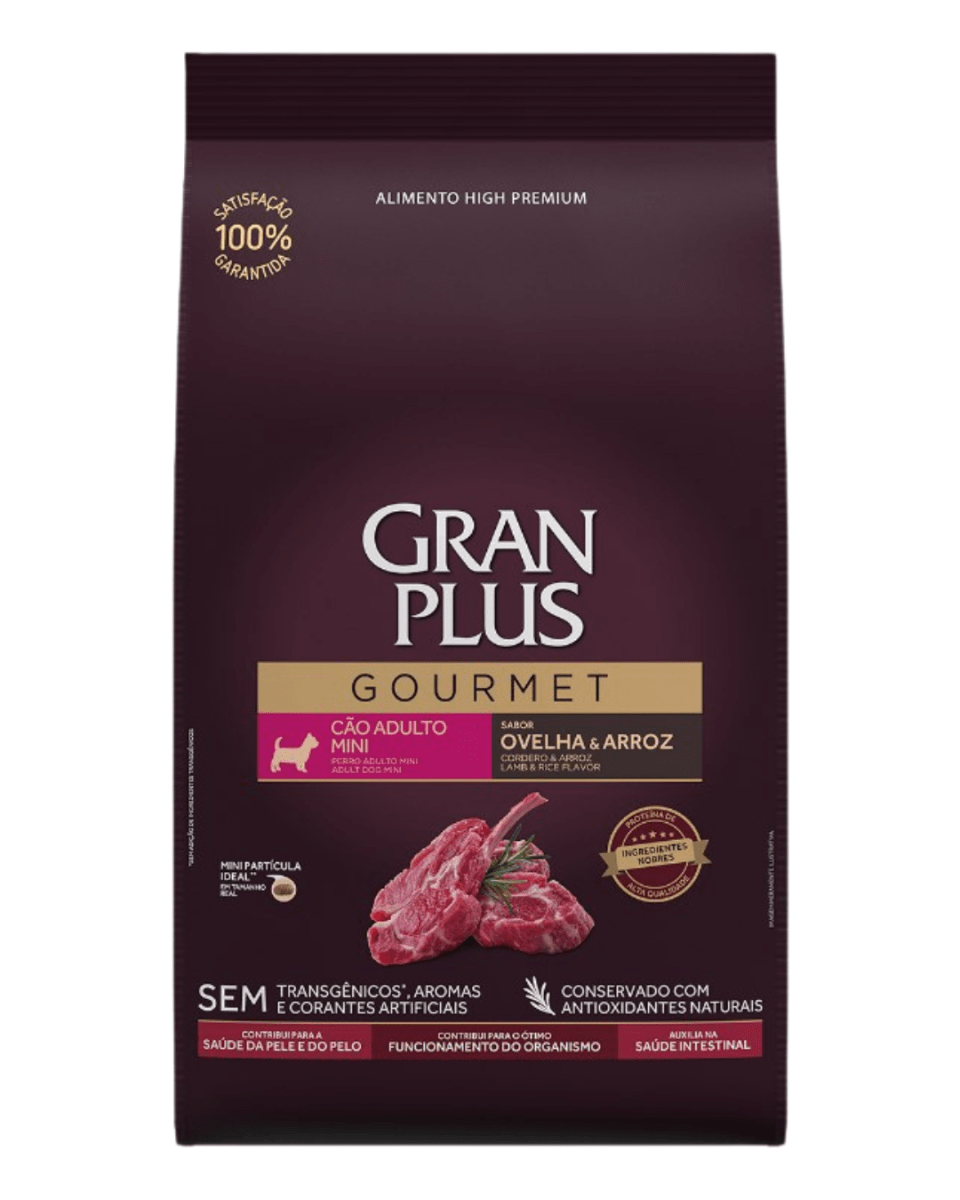 Gran Plus Gourmet Perro Mini Adulto Cordero 10.1kg1