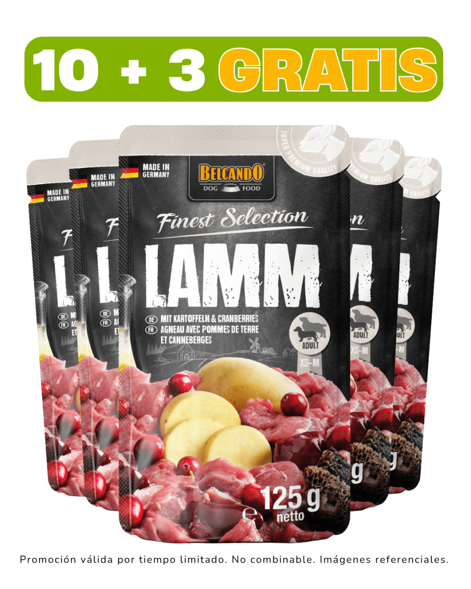 Belcando Cordero con patatas y arándanos 125 gr promoción 10 + 3 gratis1