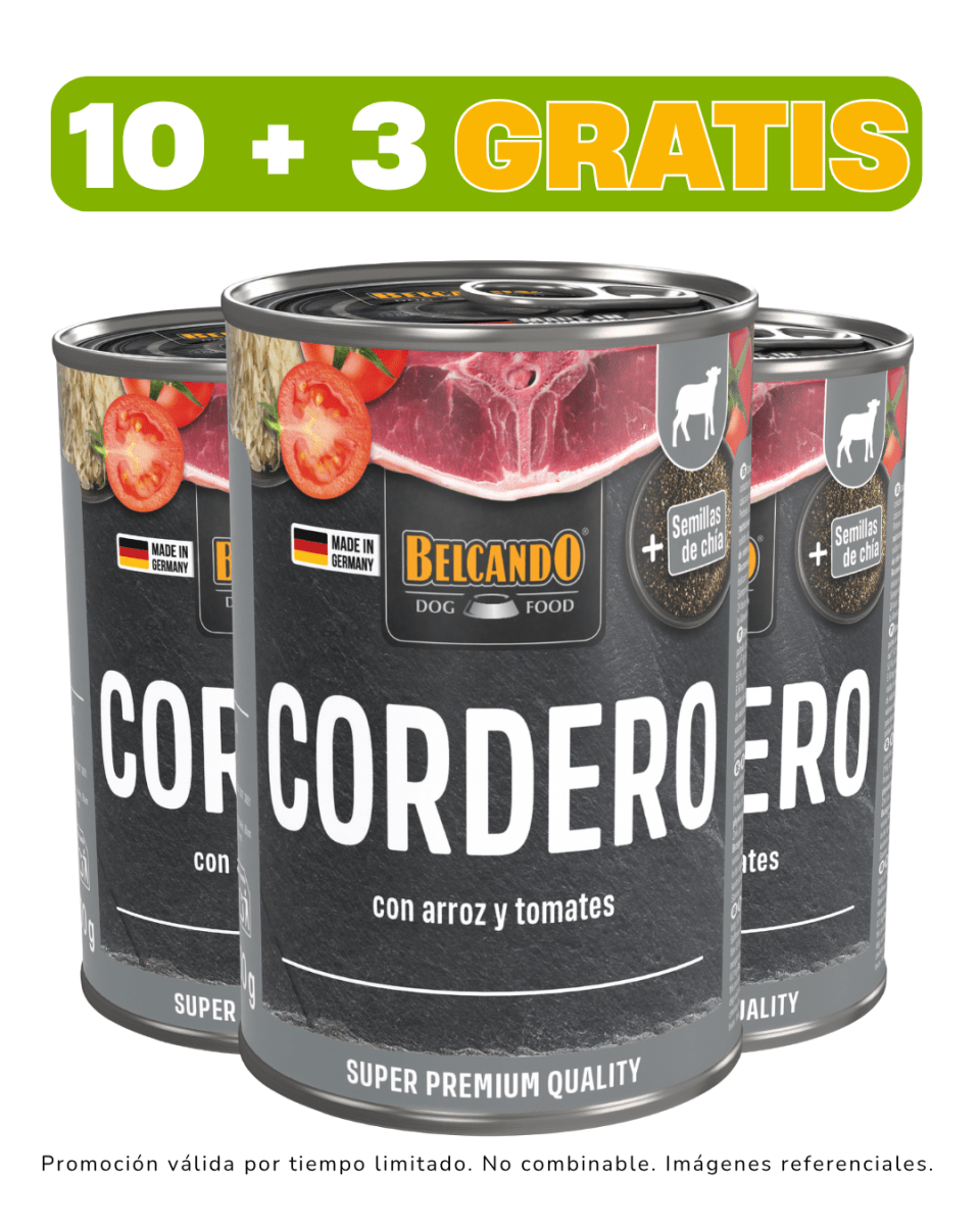 Belcando cordero arroz y tomate (Lata) 400gr promoción 10 + 3 gratis1