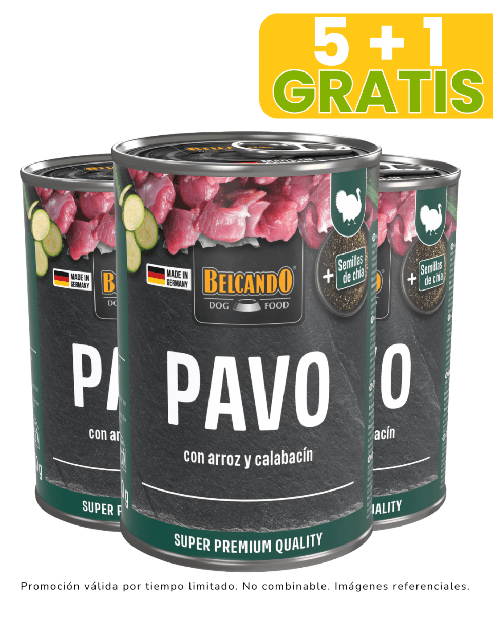 Belcando Pavo con arroz y calabacín (Lata) - 400gr promoción 5 + 1 gratis1