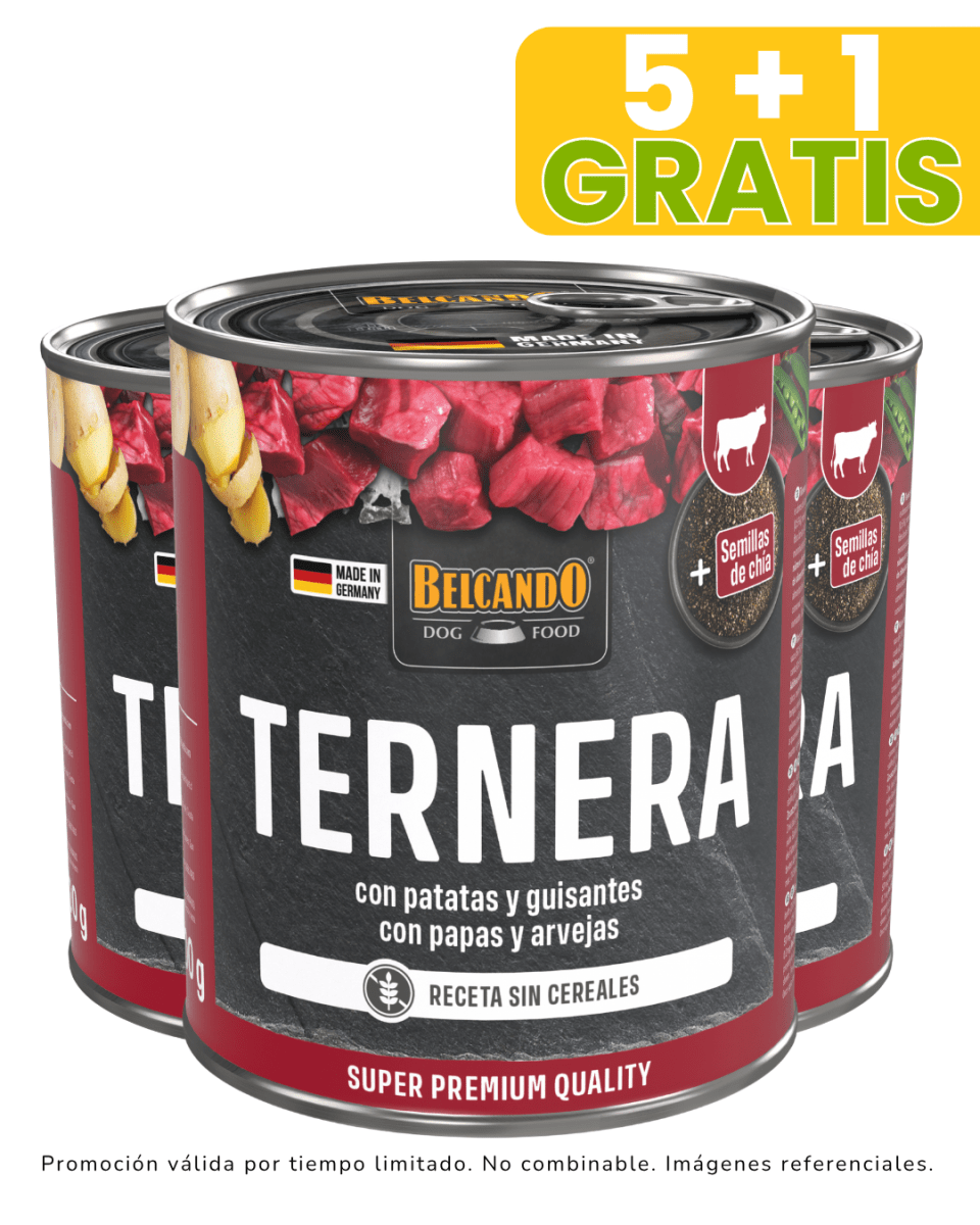 Belcando ternera con patata y guisante - 800gr promoción 5 + 1 gratis1