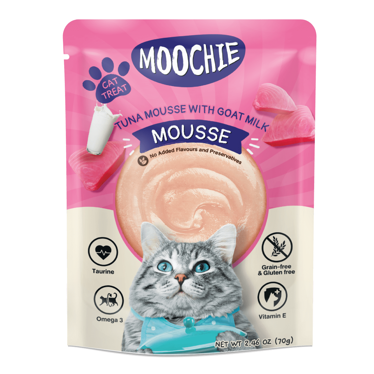 Moochie Mouse de Atún con Leche de Cabra - 70gr1