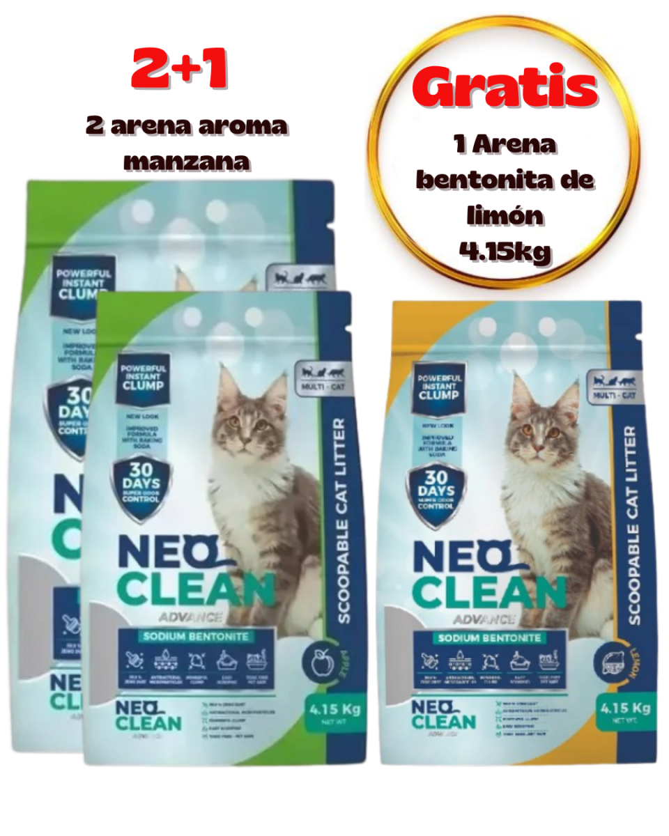 Arena Neo Clean Aroma Manzana 4.15kg - Promo 2+11