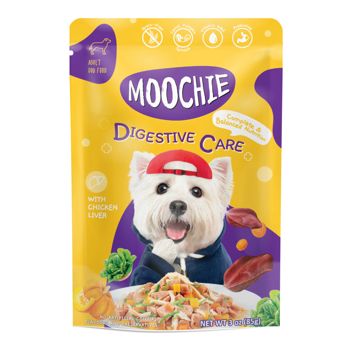 Moochie Dog - Paté Digestive Care 85gr1