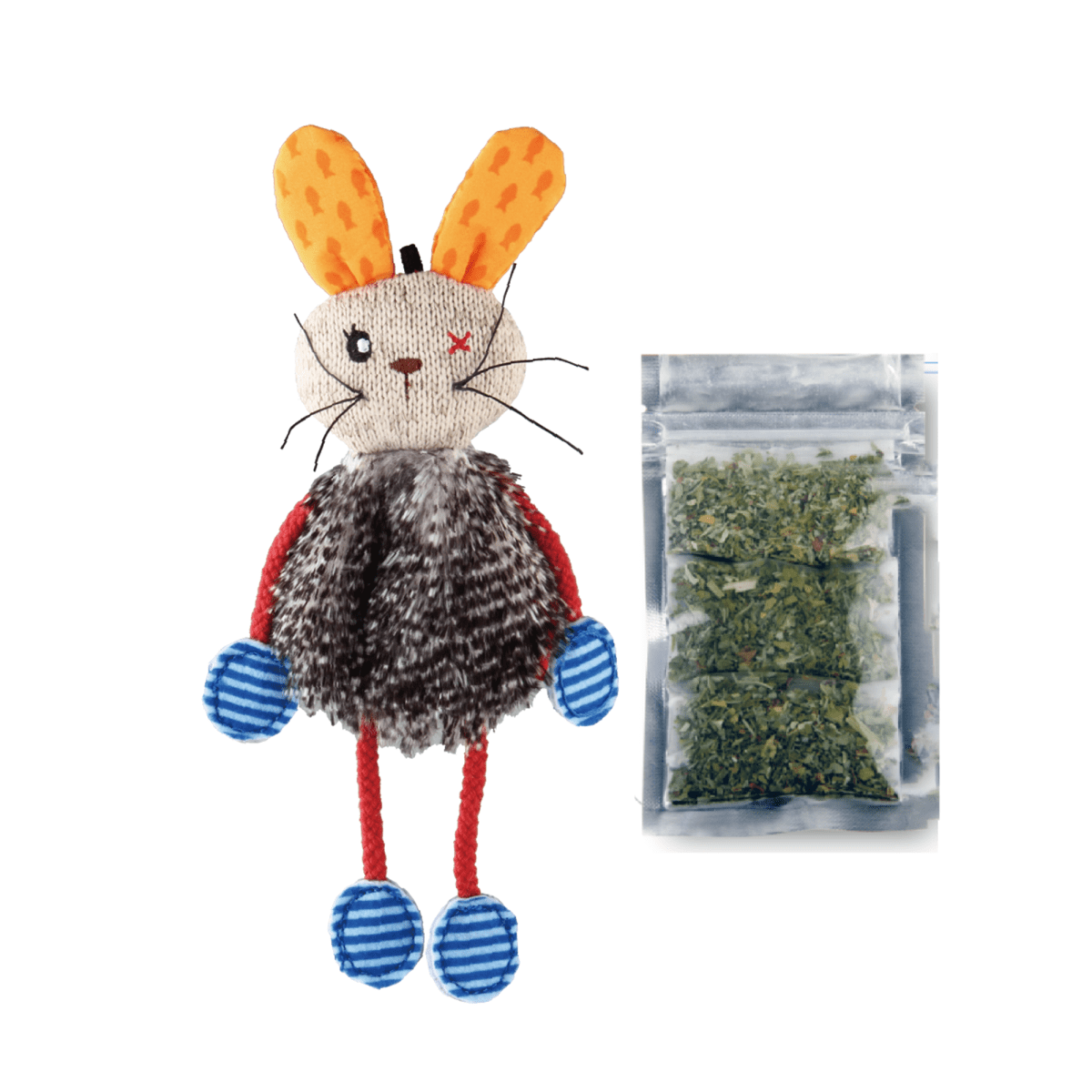 GIGWI REFILLABLE CATNIP SILVERVINE TEA BAGS2