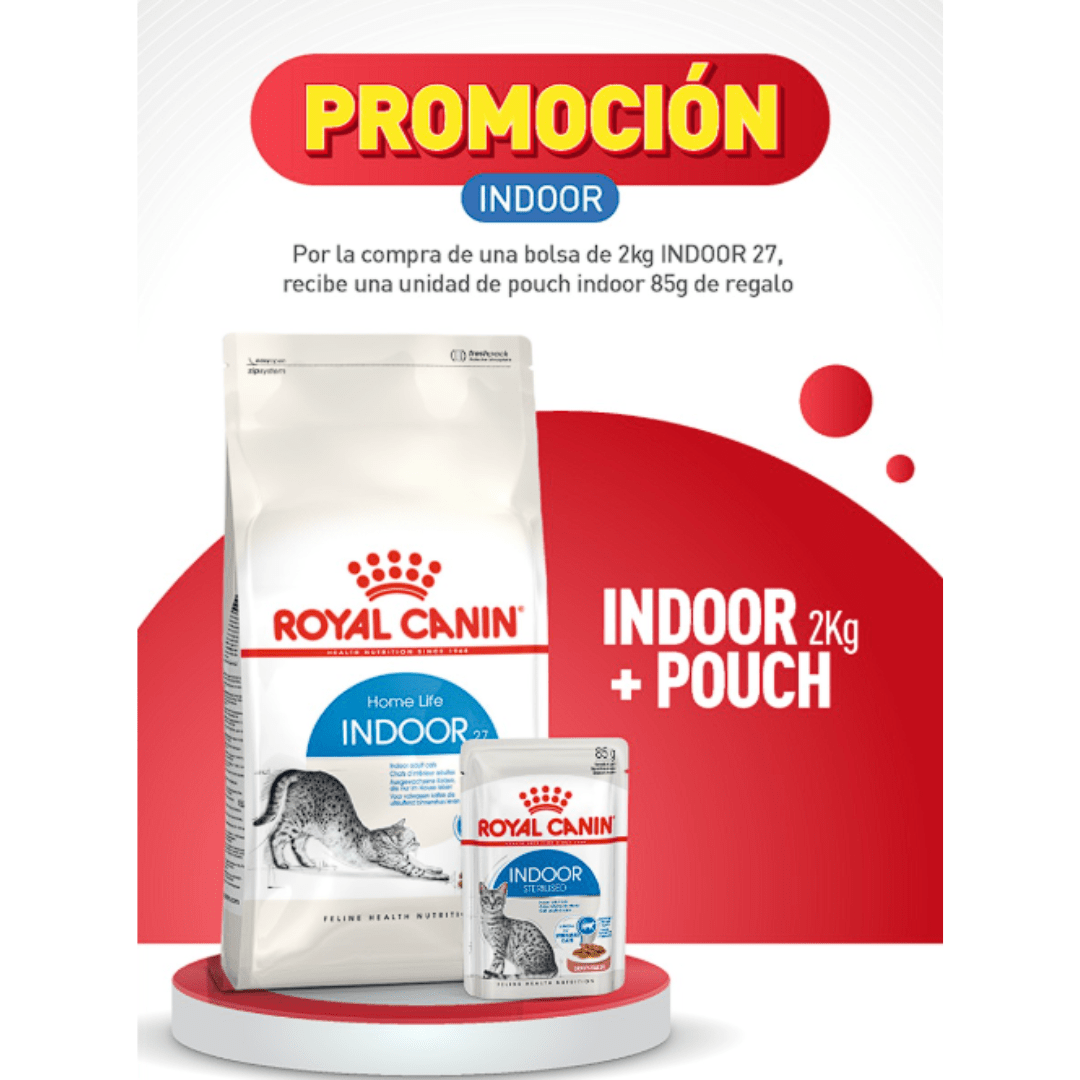 ROYAL CANIN FHN INDOOR 2kg + Puch Indoor 85gr1