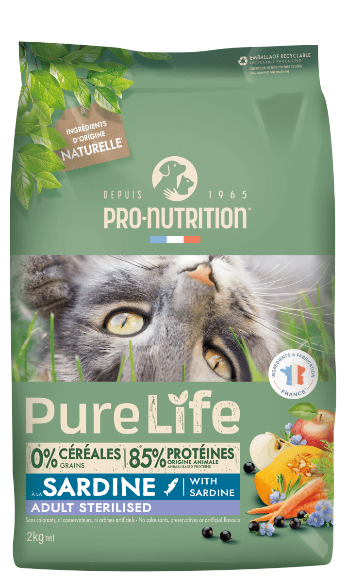 PURE LIFE NR CAT - ADULT STERILISED / SARDINE 2kg1