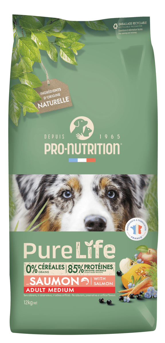Pure Life NR Dog - Adult Medium / Salmón 12kg1