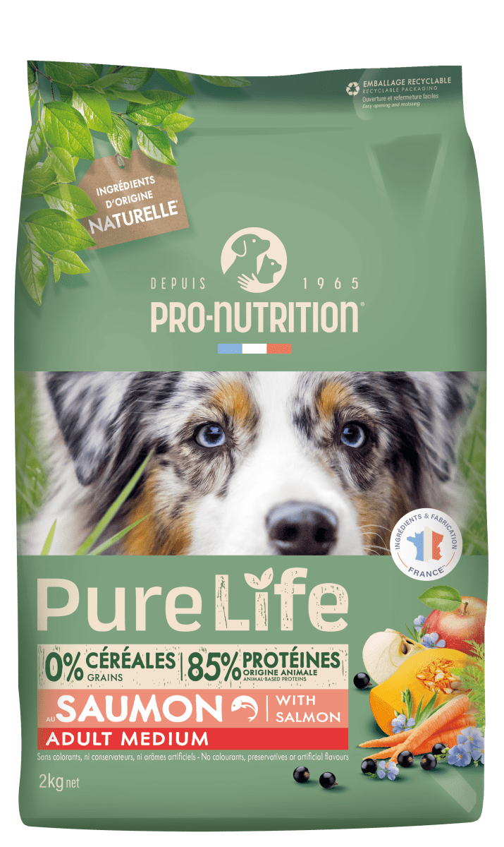 Pure Life NR Dog - Adult Medium / Salmón 2kg1