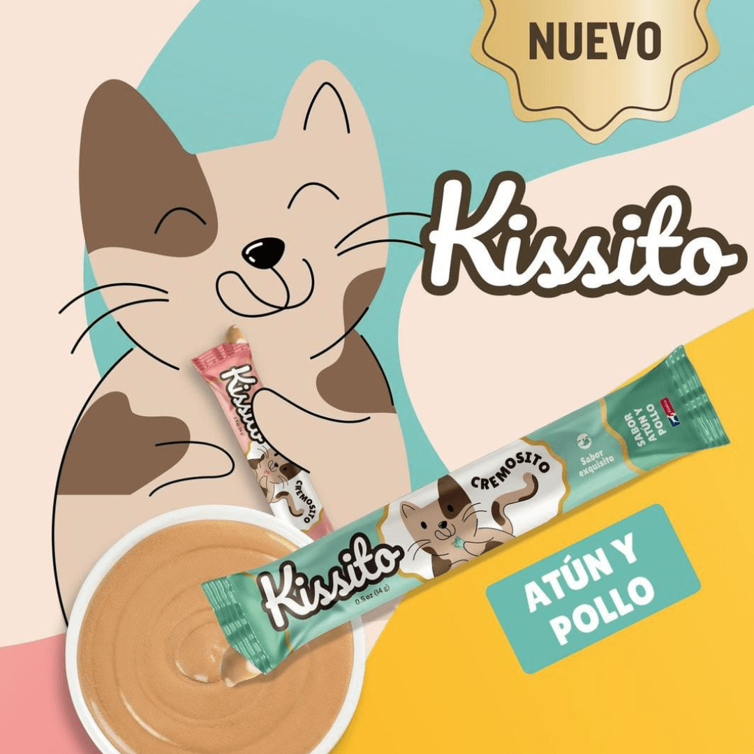 Kissito Adulto Sabor Atún y Pollo (4 tubitos) - 56gr2