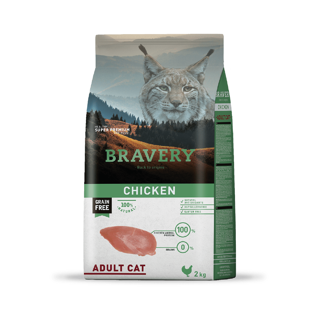 BRAVERY CHICKEN ADULT CAT 2kg1