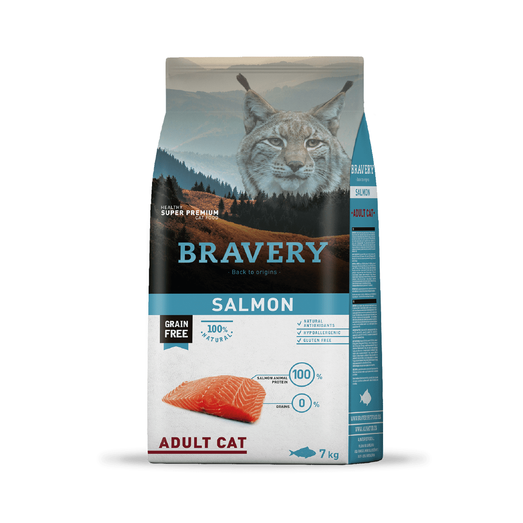 BRAVERY SALMON ADULT CAT 2kg1