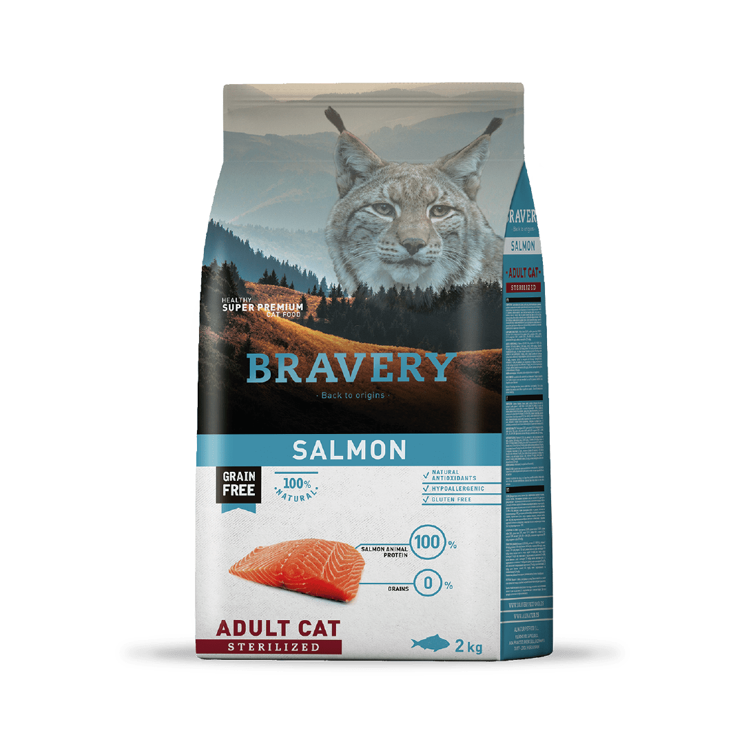 BRAVERY SALMON ADULT CAT STERILIZED 2kg1