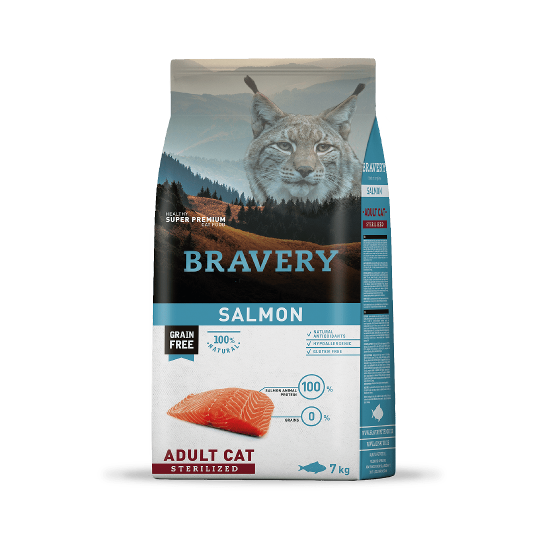 BRAVERY SALMON ADULT CAT STERILIZED 7kg1