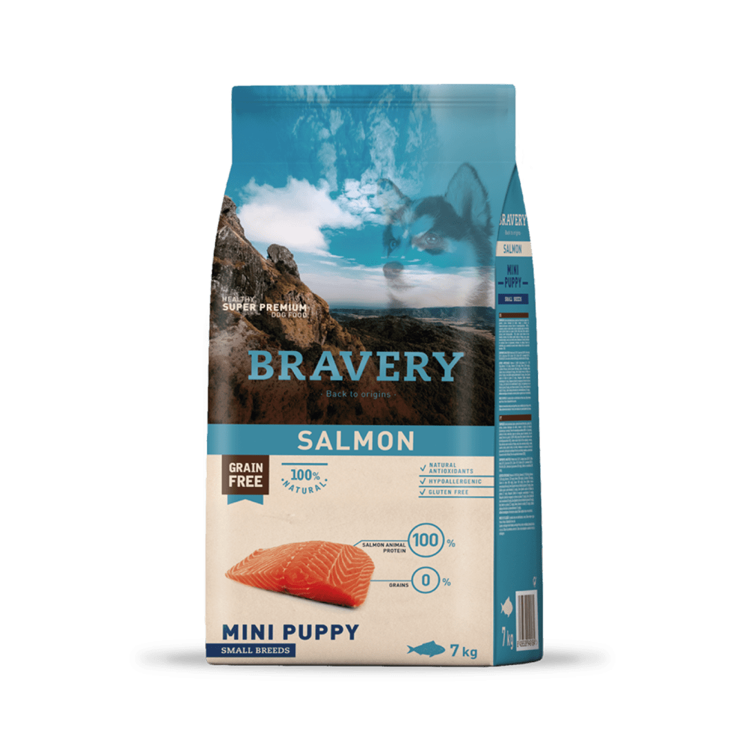 BRAVERY SALMON MINI PUPPY SMALL BREEDS 7kg1