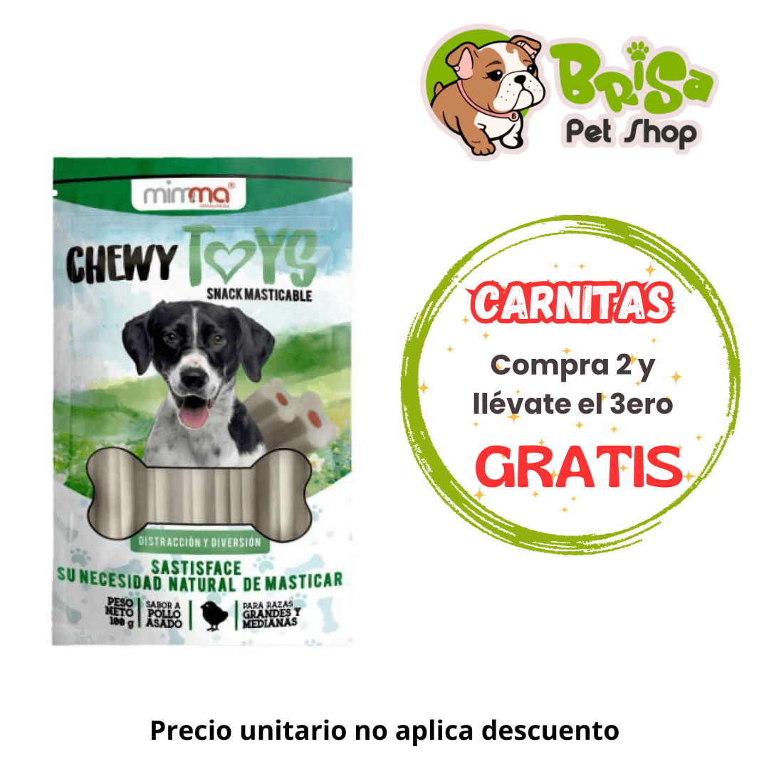 PROMO Mimma Chewy Toys Razas medianas y Grande 100grs1