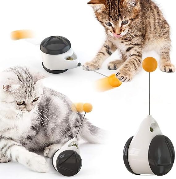 Balance Swing - Cat Toy (Blanco con Negro)1