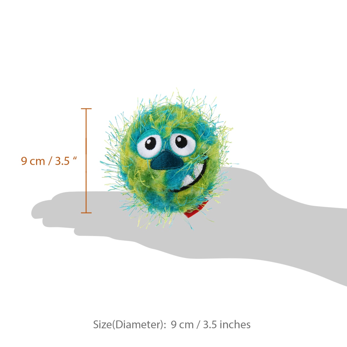 GIGWI PLUSH FRIENDZ CRAZY BALL4