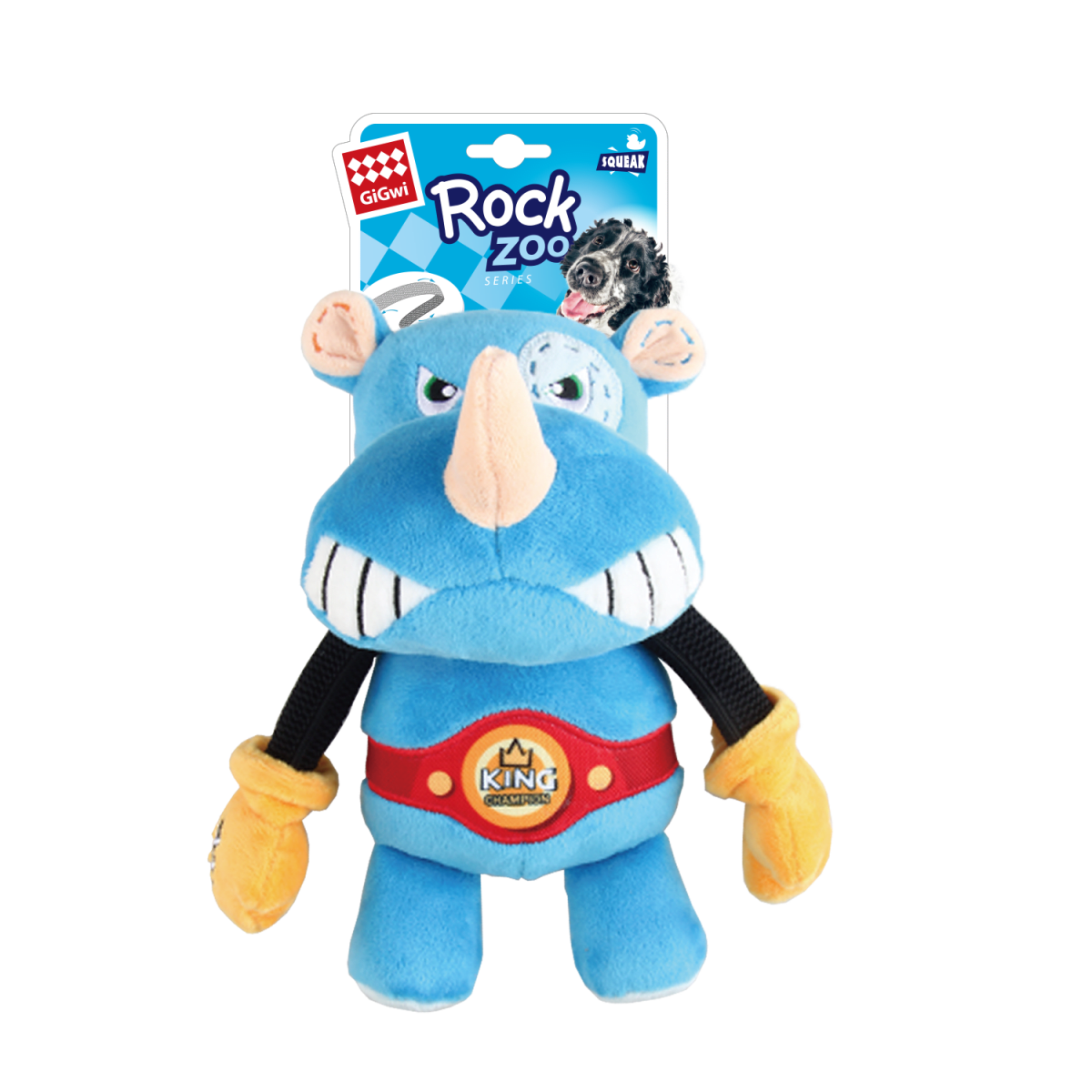 Gigwi Rock Zoo Boxer Rhino1