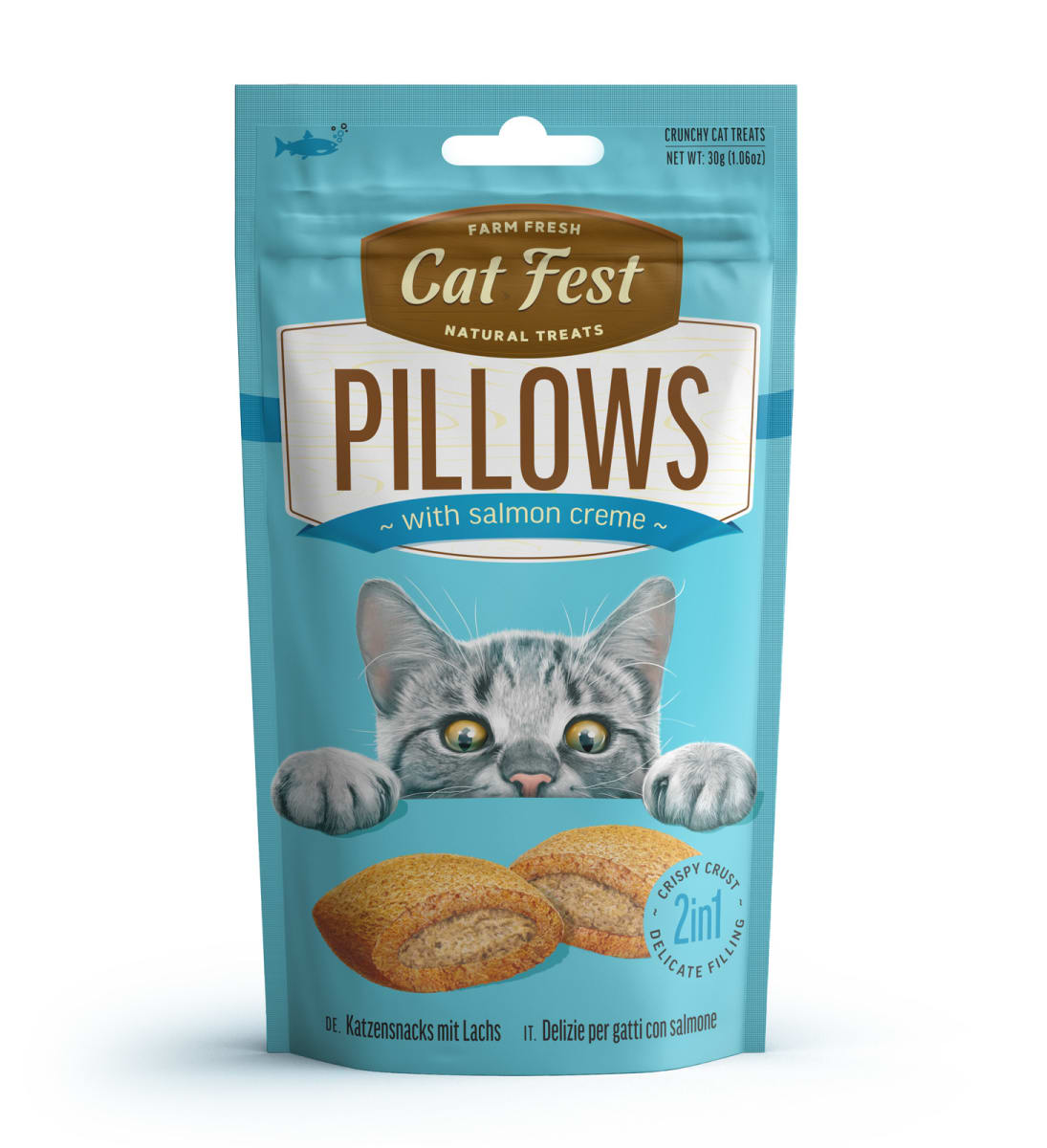 Cat Fest Pillows with Salmón Creme - 30gr1