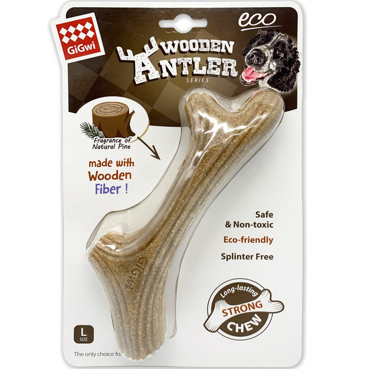Gigwi wooden antler strong (asta de madera) Talla Large1