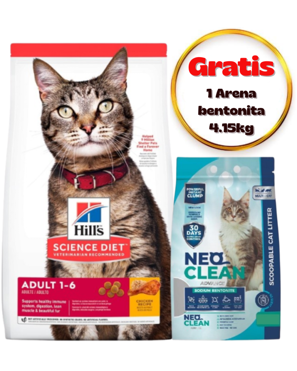 Hills SD Feline Adult Optimal Care 1.8kg - Promo Neo Clean Bentonita1