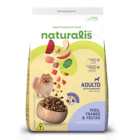 Naturalis Adulto Pollo, Pavo y Frutas para raza pequeña 2.5kg1