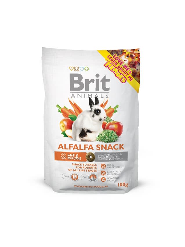 Brit Animals Alfalfa Snack for Rodents 100gr1