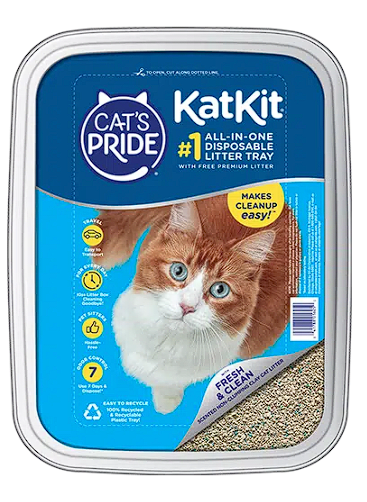 Cat´s Pride KatKit - Bandeja de Arena desechable - 1.36kg1
