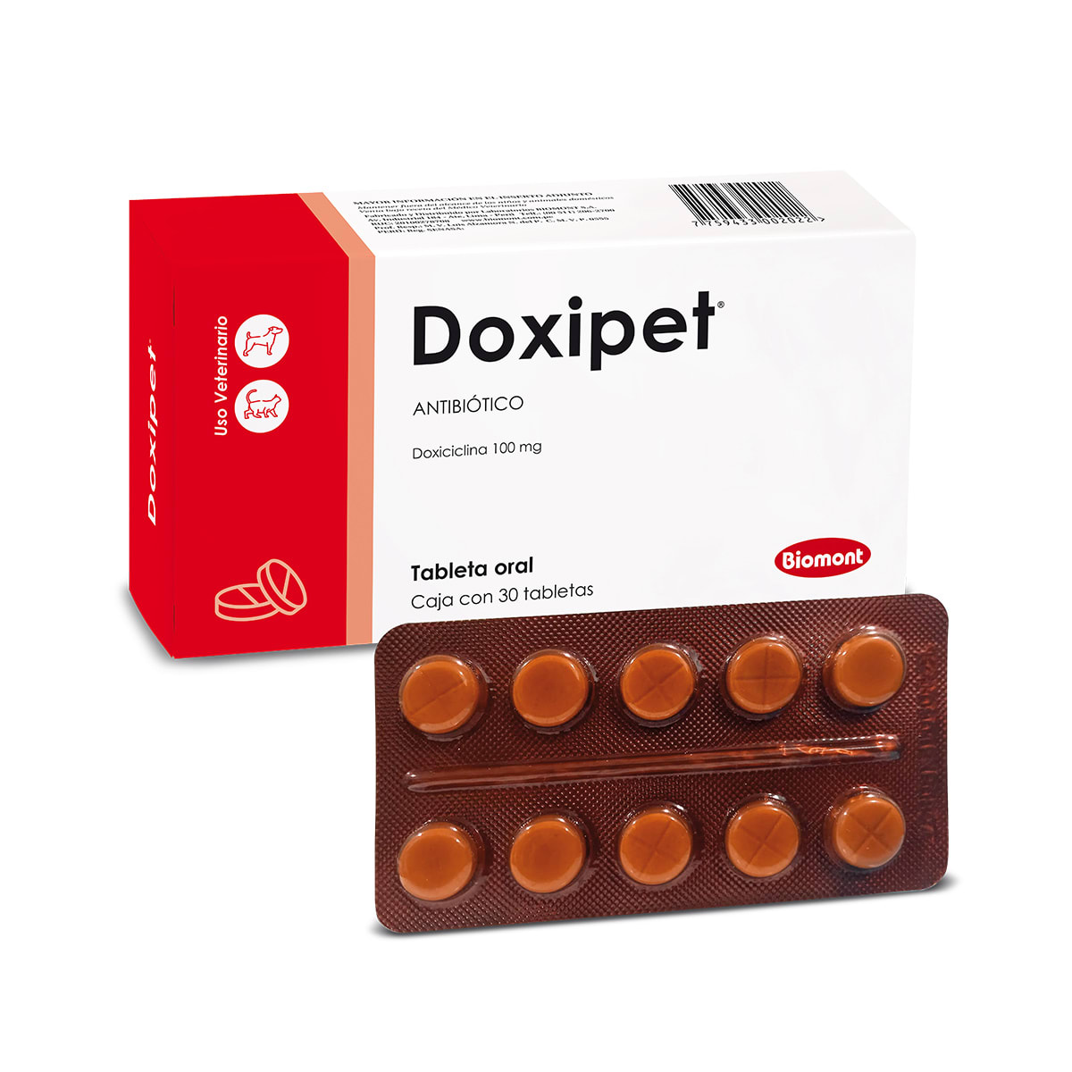 Doxipet Caja 30 Tabletas (100mg)1