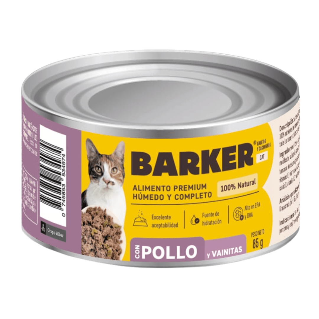 Barker CAT Pollo y Vainitas 85gr1