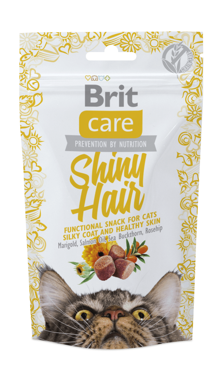 Brit Care Cat Snack Shiny Hair  - 50gr1