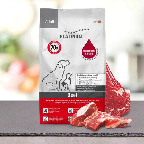 Platinum Dog Adult Beef 5kg1