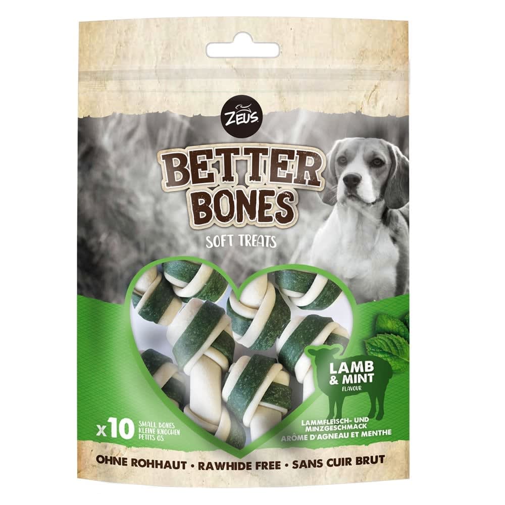 Zeus Better Bones - Snack Perro Cordero y Menta 10 unid1