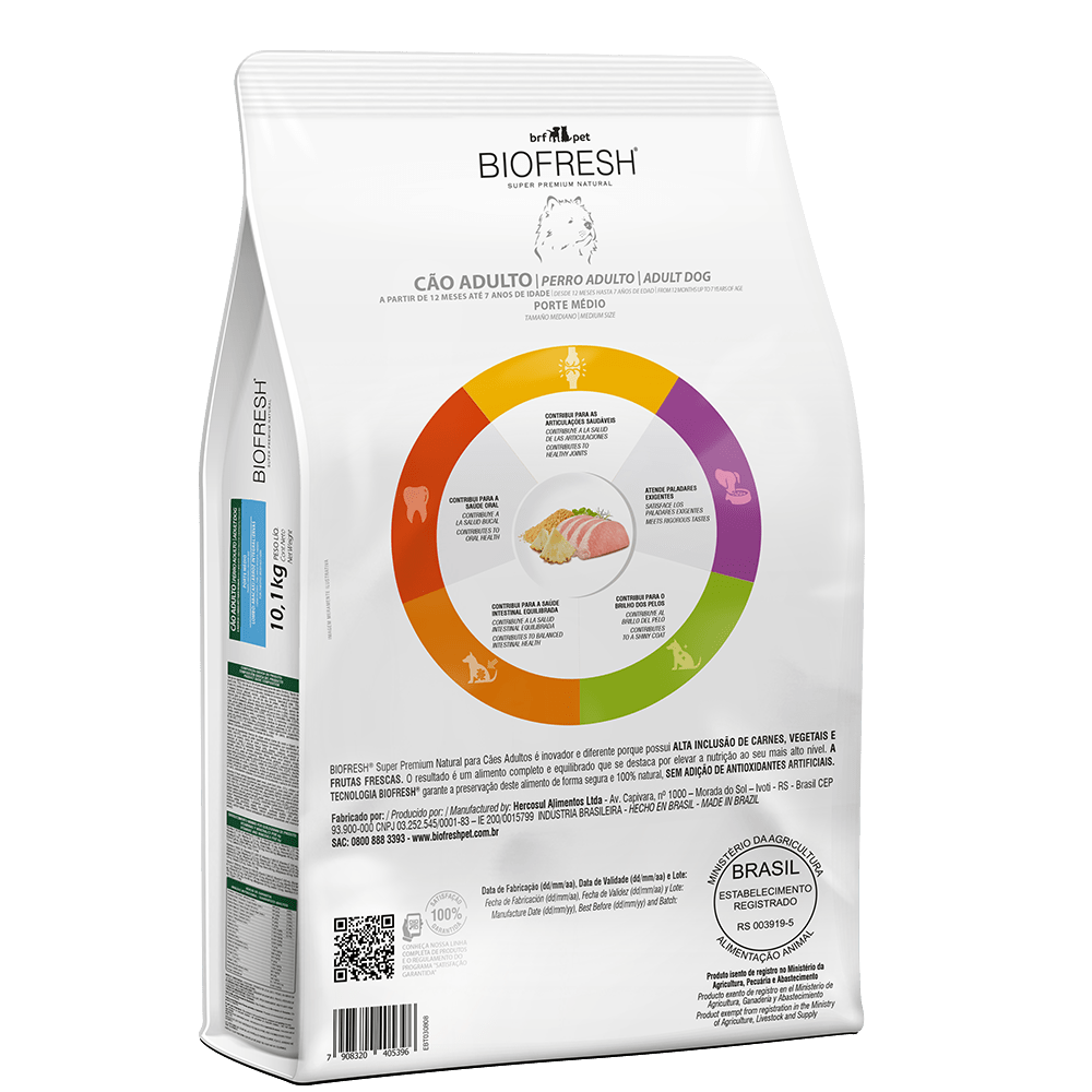 Biofresh SP Perro Adulto Raza Mediana Cerdo y Piña 10.1kg - Promo Nuevo3