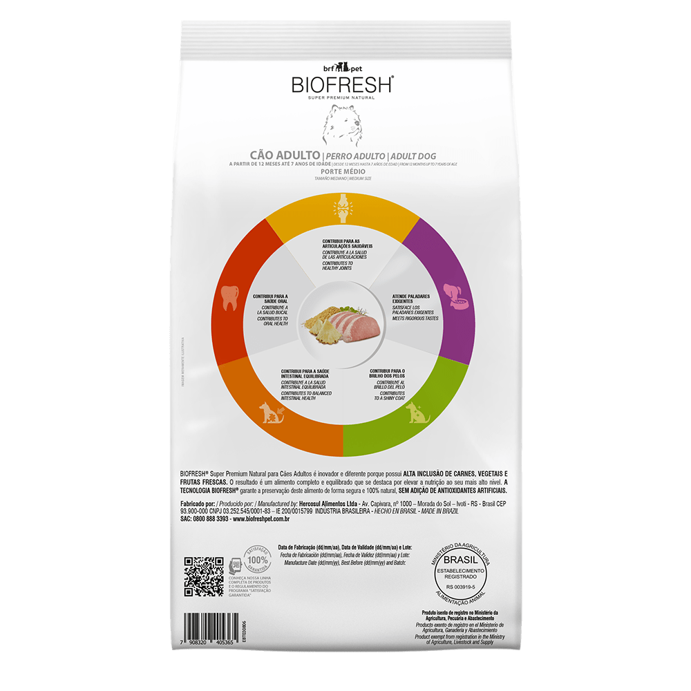 Biofresh SP Perro Adulto Raza Mediana Cerdo y Piña 3kg - Promo Nuevo3