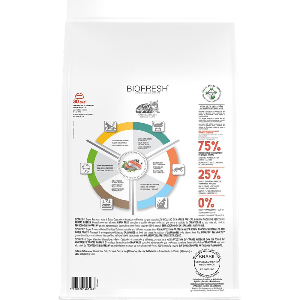 Biofresh Gato Adulto Esterilizado Salmón 7.5kg - Promo Nuevo3