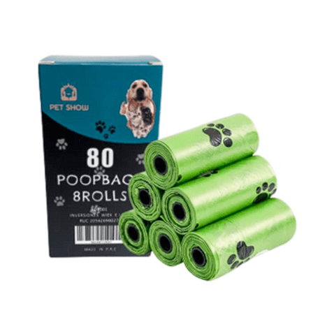 Pet Show Pack de 8 Rollos de Bolsas Biodegradables en Cajita1